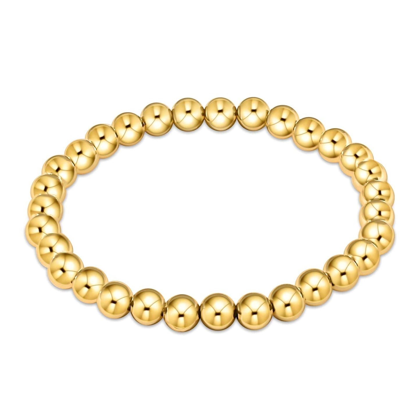 18K Gold-Plated Spherical Bead Bracelet Waterproof Hypoallergenic - OmKrust